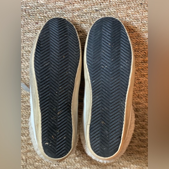 Women's Super-Star Sabot in white leather and shearling lining - Picture 7 of 7